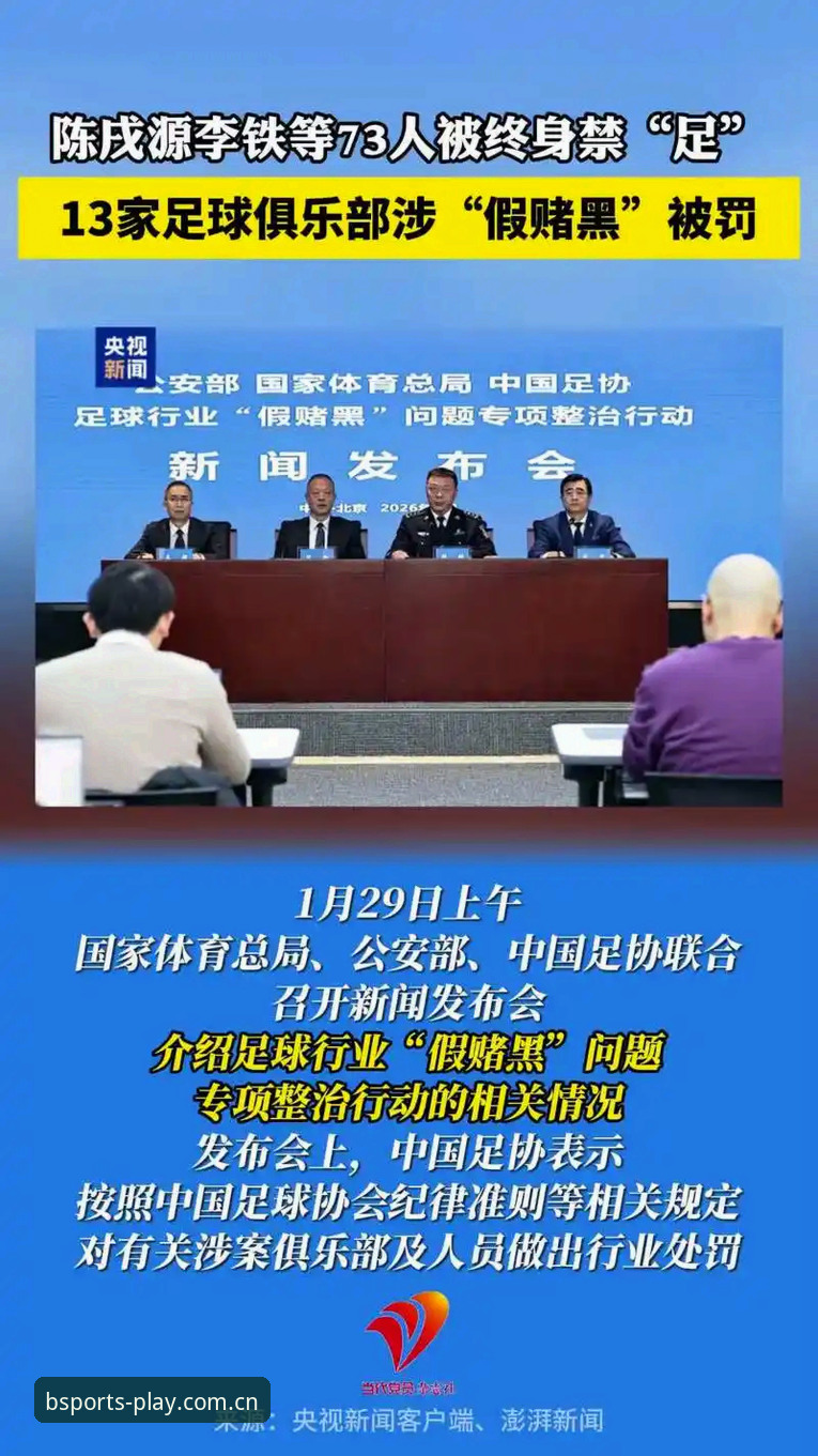 B体育官方网站手机版 中国足协第三批禁足名单公布后,在BSports体育如何深度解读这场震荡?